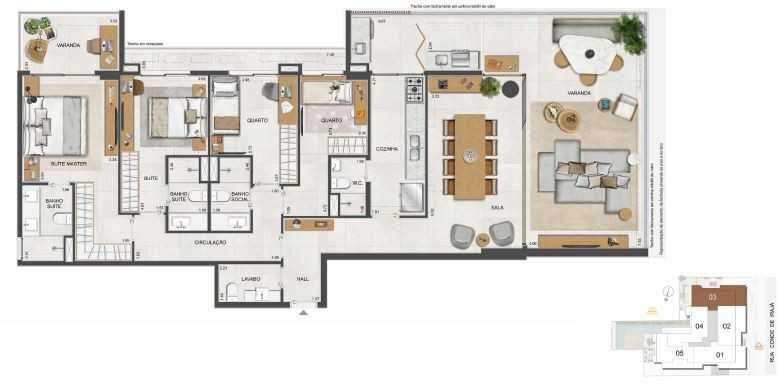 Apartamento à venda com 4 quartos, 166m² - Foto 30