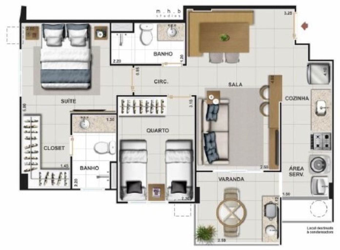 Apartamento à venda com 3 quartos, 70m² - Foto 21