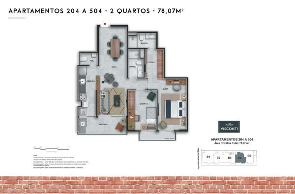 Apartamento, 2 quartos, 78 m² - Foto 17
