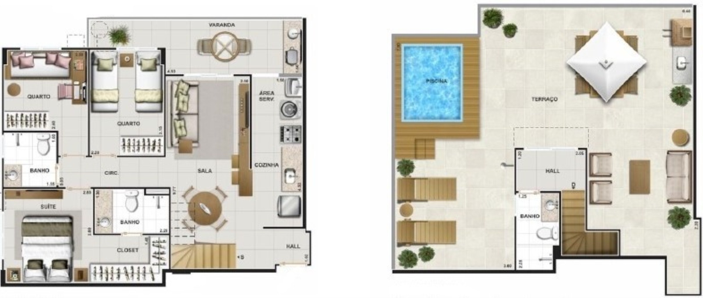 Apartamento à venda com 3 quartos, 70m² - Foto 29