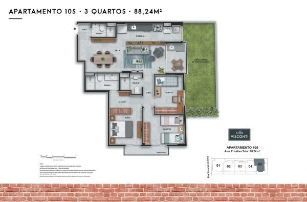 Apartamento, 2 quartos, 78 m² - Foto 24