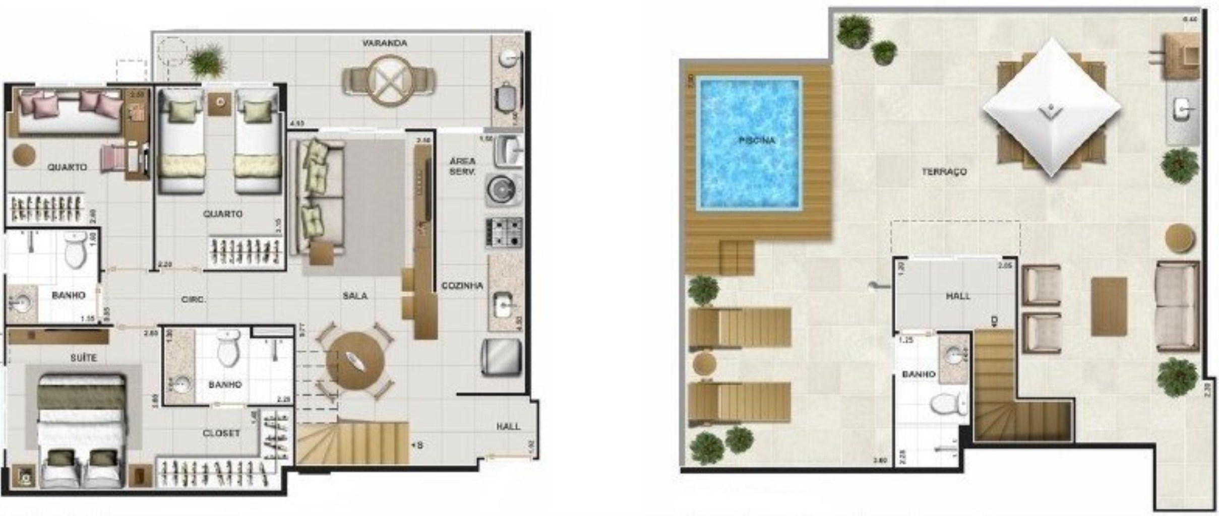 Apartamento à venda com 2 quartos, 58m² - Foto 29