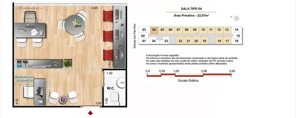 Conjunto Comercial-Sala à venda, 22m² - Foto 8