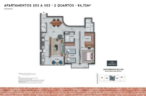 Apartamento, 2 quartos, 78 m² - Foto 21