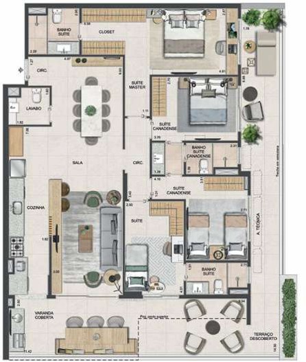 Apartamento à venda com 4 quartos, 133m² - Foto 28