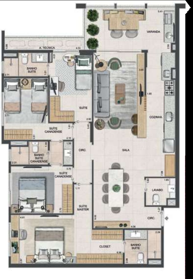 Apartamento à venda com 2 quartos, 77m² - Foto 24