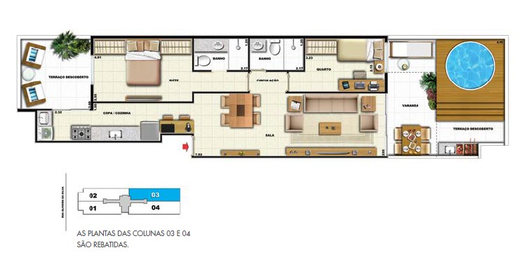 Apartamento à venda com 2 quartos, 68m² - Foto 8