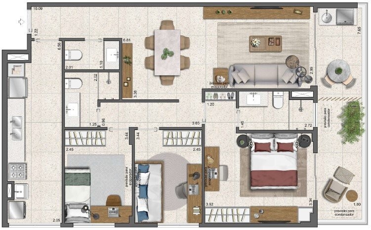 Apartamento à venda com 3 quartos, 114m² - Foto 37