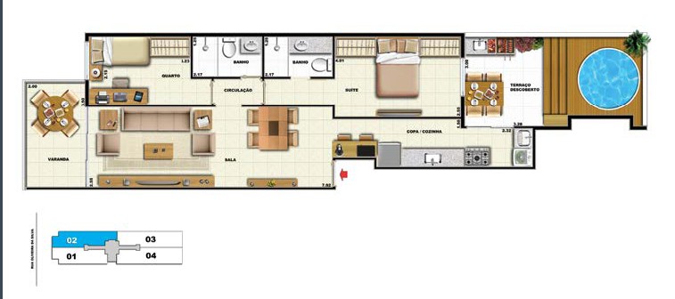 Apartamento à venda com 2 quartos, 68m² - Foto 7