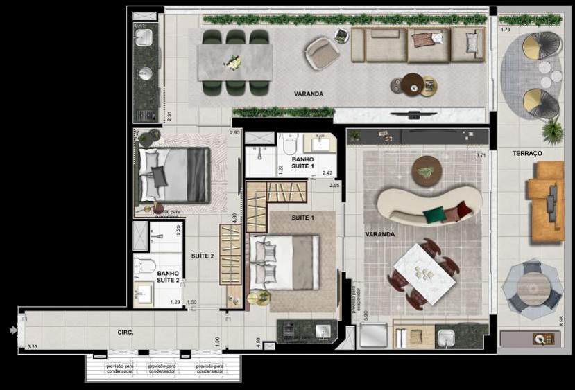 Apartamento à venda com 2 quartos, 70m² - Foto 33