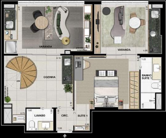 Apartamento à venda com 2 quartos, 70m² - Foto 34