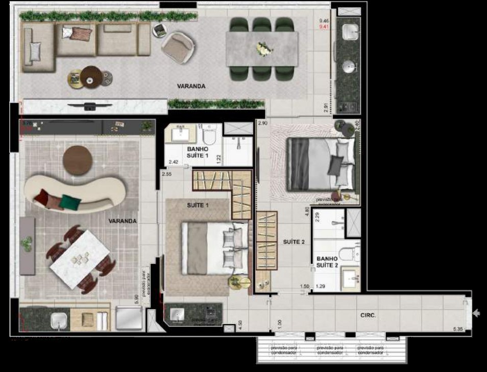 Apartamento à venda com 2 quartos, 70m² - Foto 32