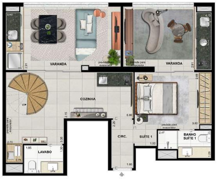 Apartamento à venda com 2 quartos, 70m² - Foto 36