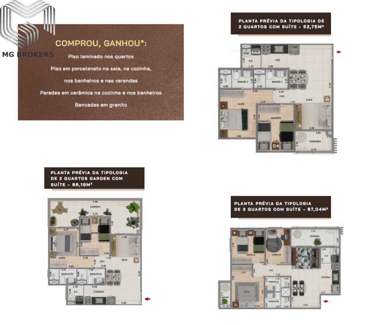 Apartamento, 2 quartos, 55 m² - Foto 7
