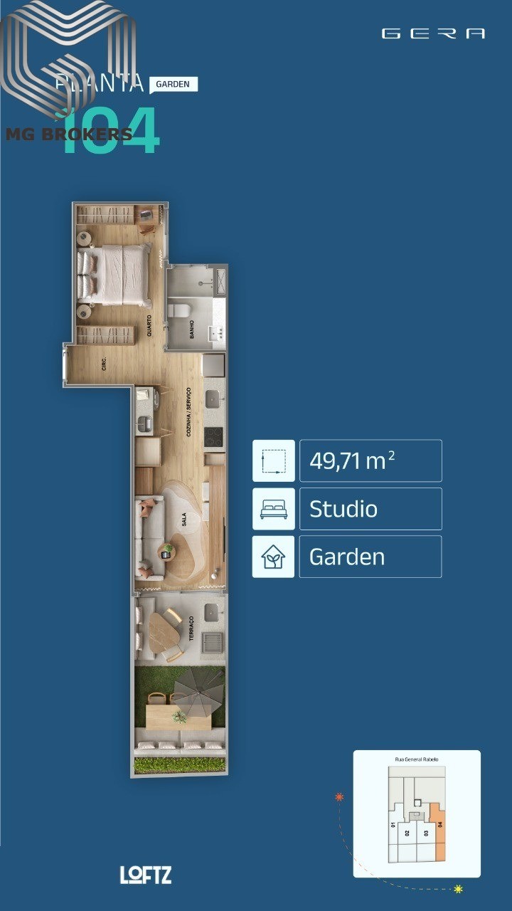 Apartamento, 1 quarto, 38 m² - Foto 21