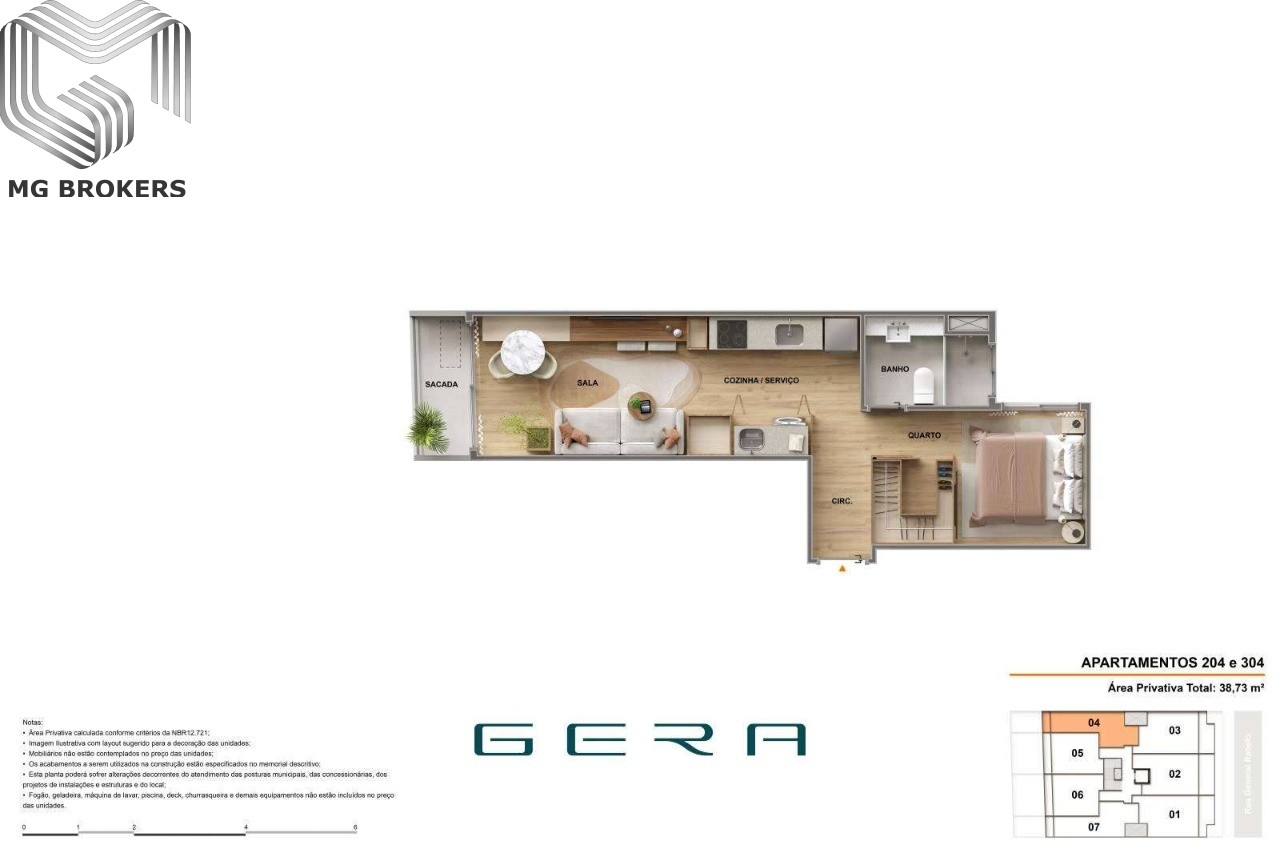 Apartamento, 1 quarto, 38 m² - Foto 9