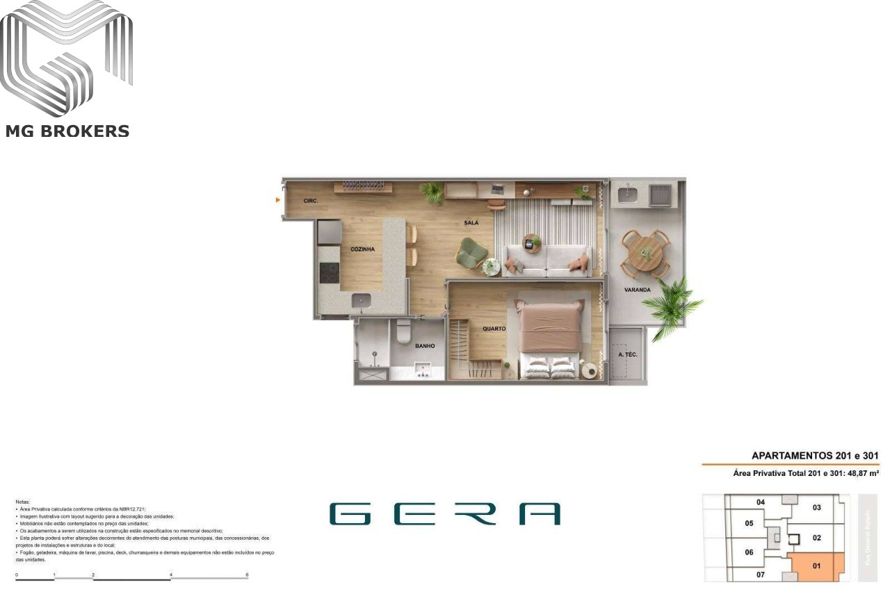 Apartamento, 1 quarto, 38 m² - Foto 6