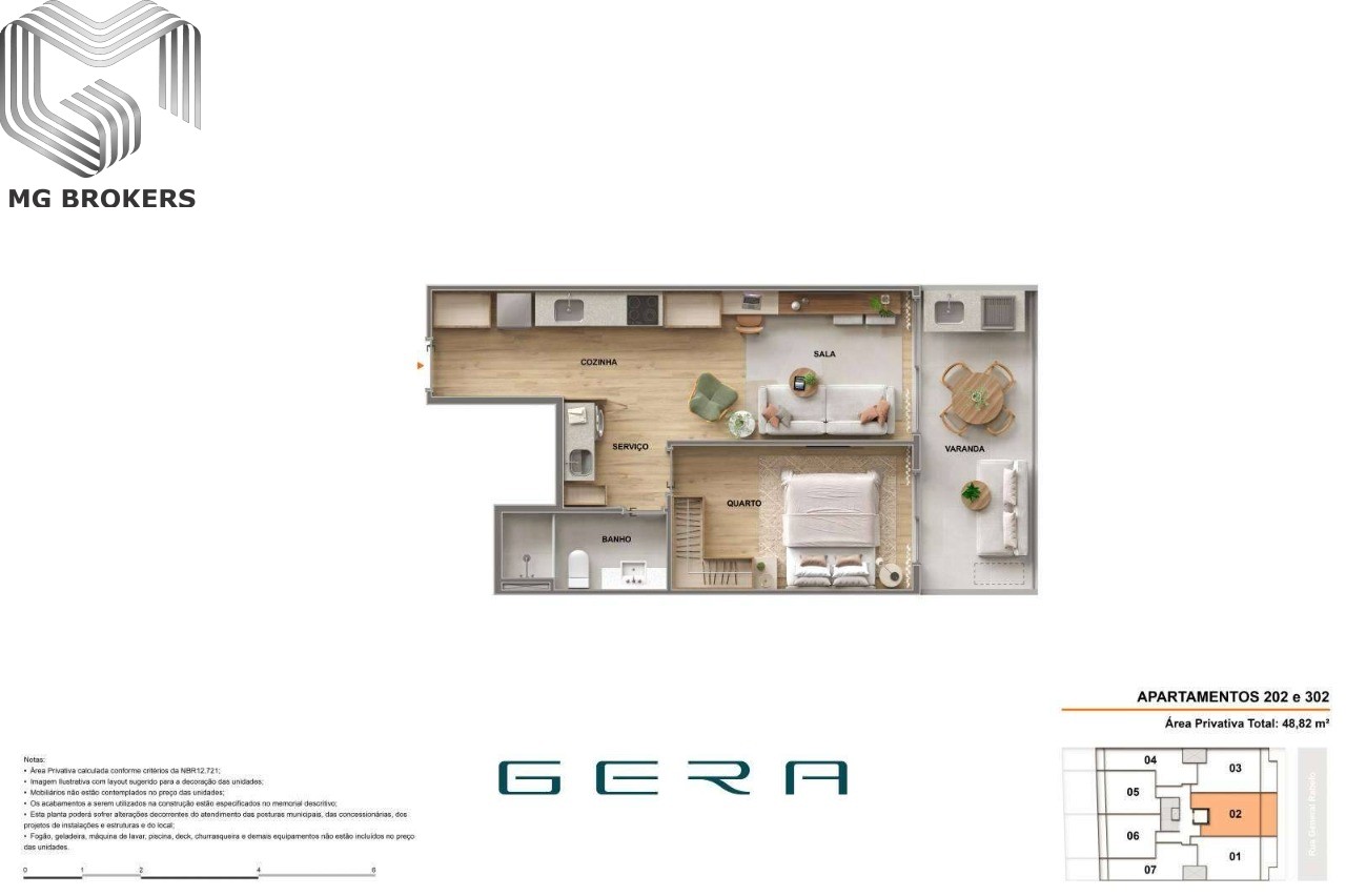 Apartamento, 1 quarto, 38 m² - Foto 7