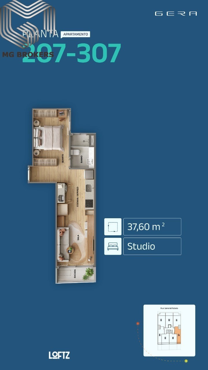 Apartamento, 1 quarto, 38 m² - Foto 28