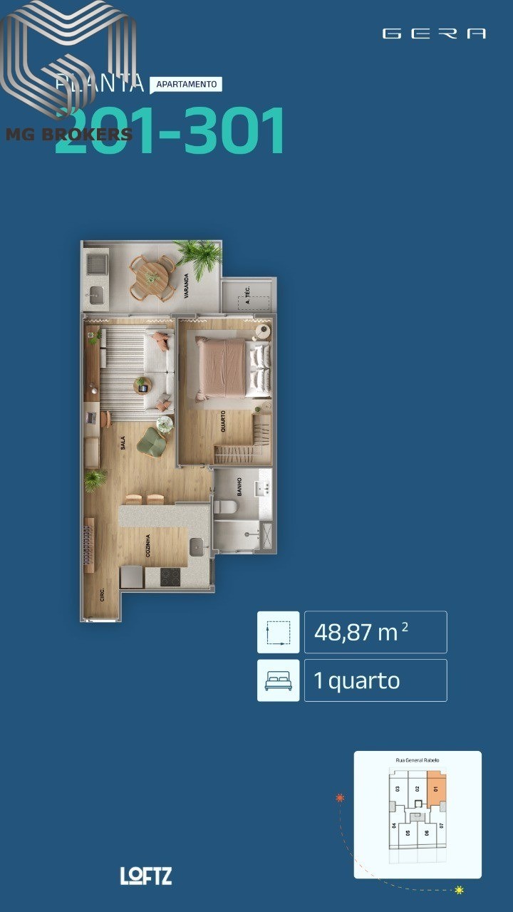Apartamento, 1 quarto, 38 m² - Foto 22