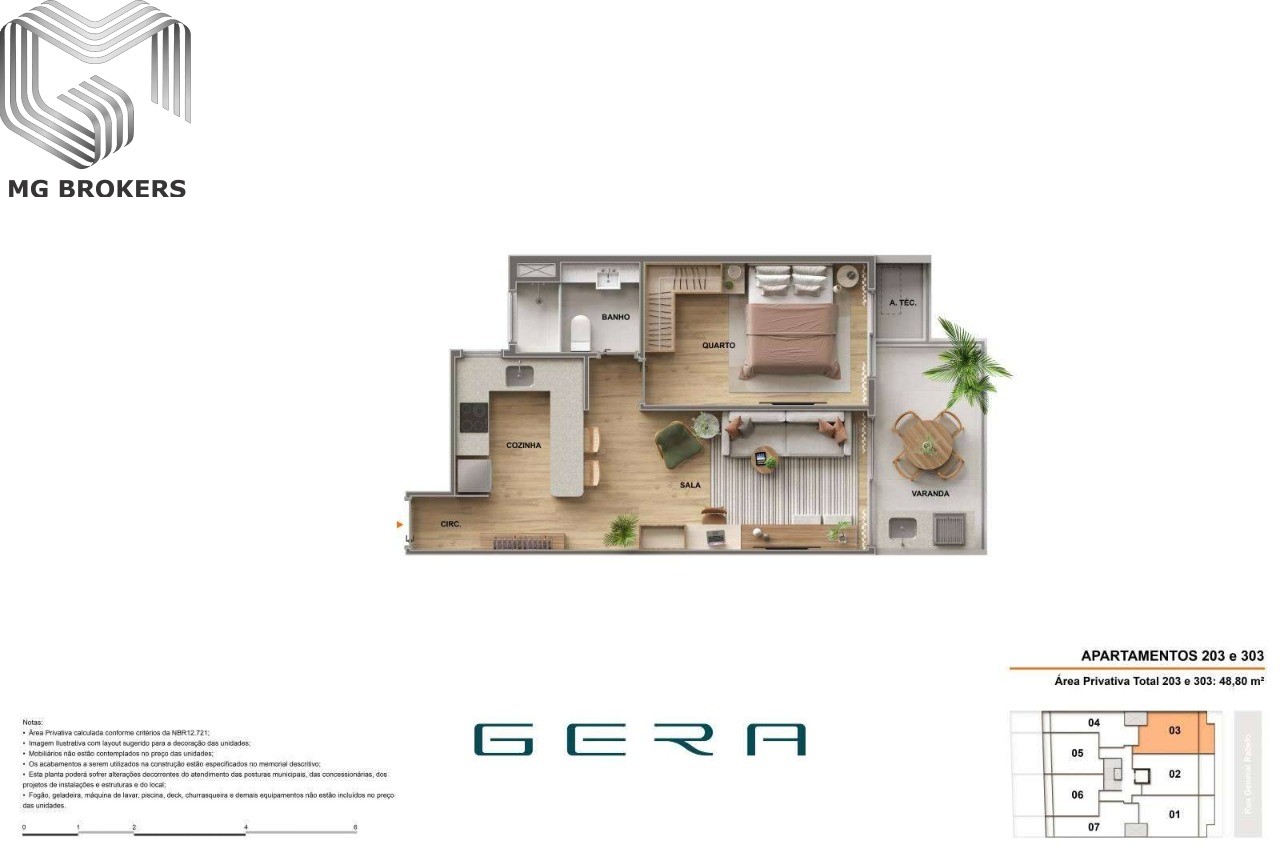 Apartamento, 1 quarto, 38 m² - Foto 8