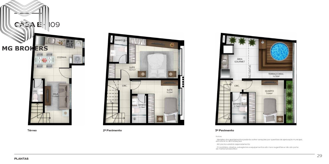 Casa, 3 quartos, 98 m² - Foto 18