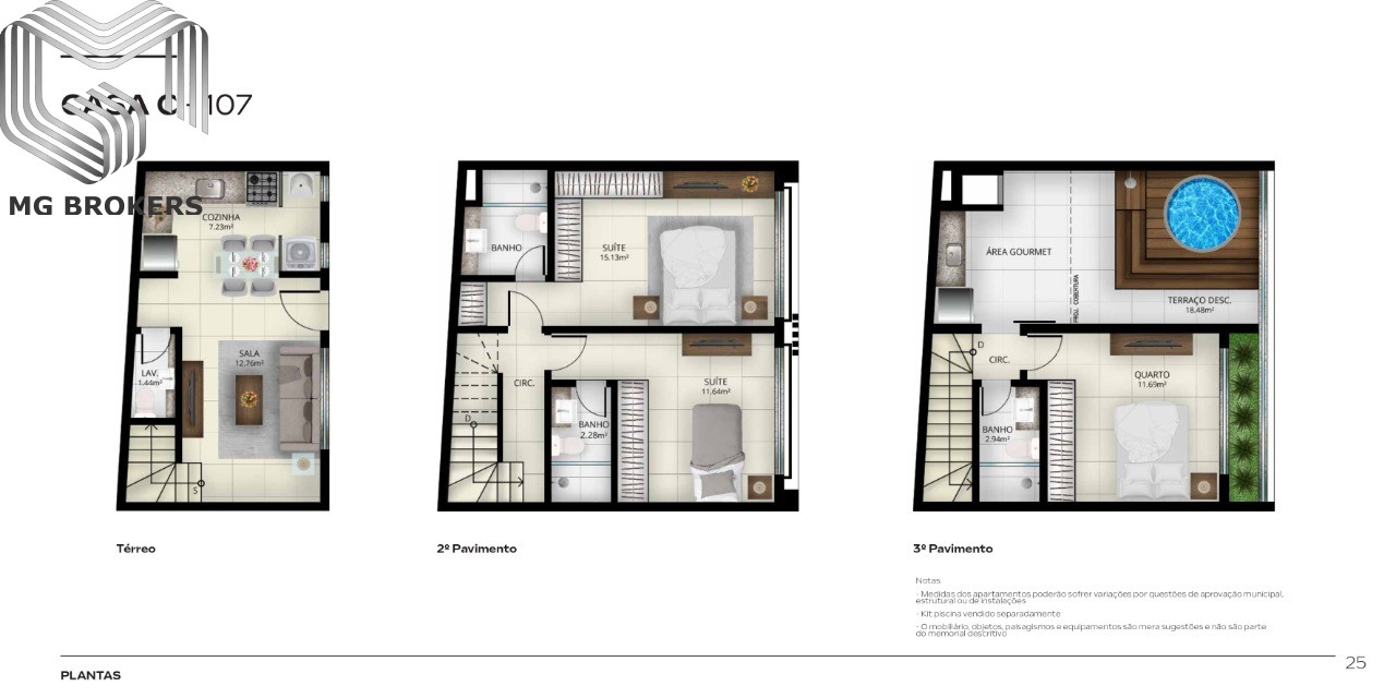 Casa, 3 quartos, 98 m² - Foto 16