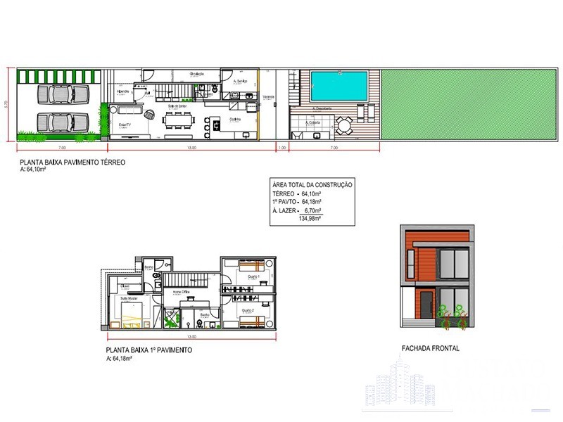 Casa à venda com 3 quartos, 134m² - Foto 2