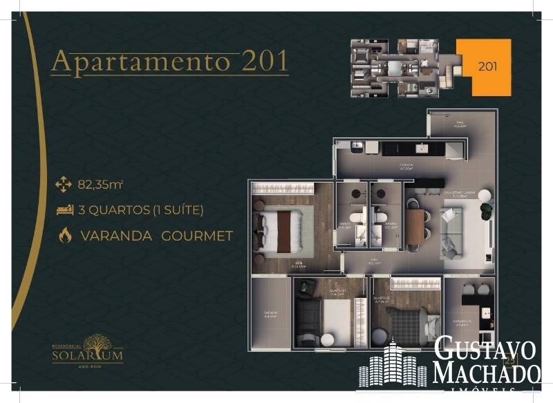 Apartamento à venda com 3 quartos, 98m² - Foto 12