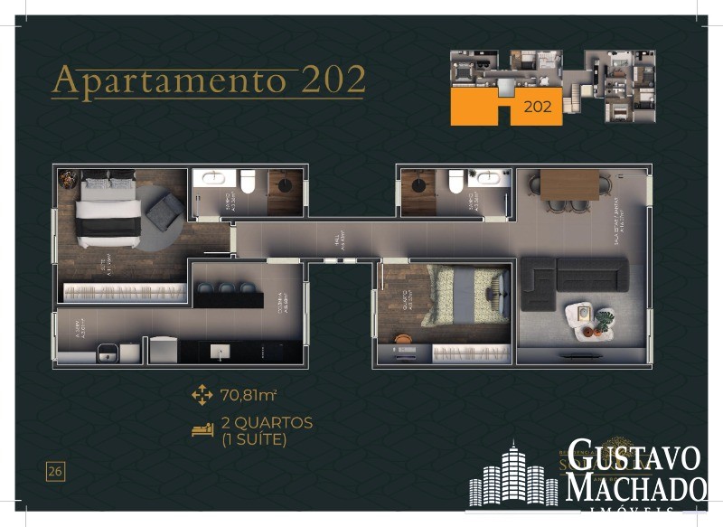 Apartamento à venda com 3 quartos, 98m² - Foto 29