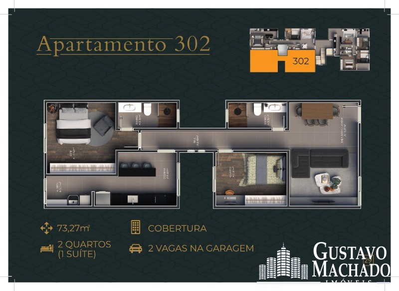 Apartamento à venda com 3 quartos, 98m² - Foto 30