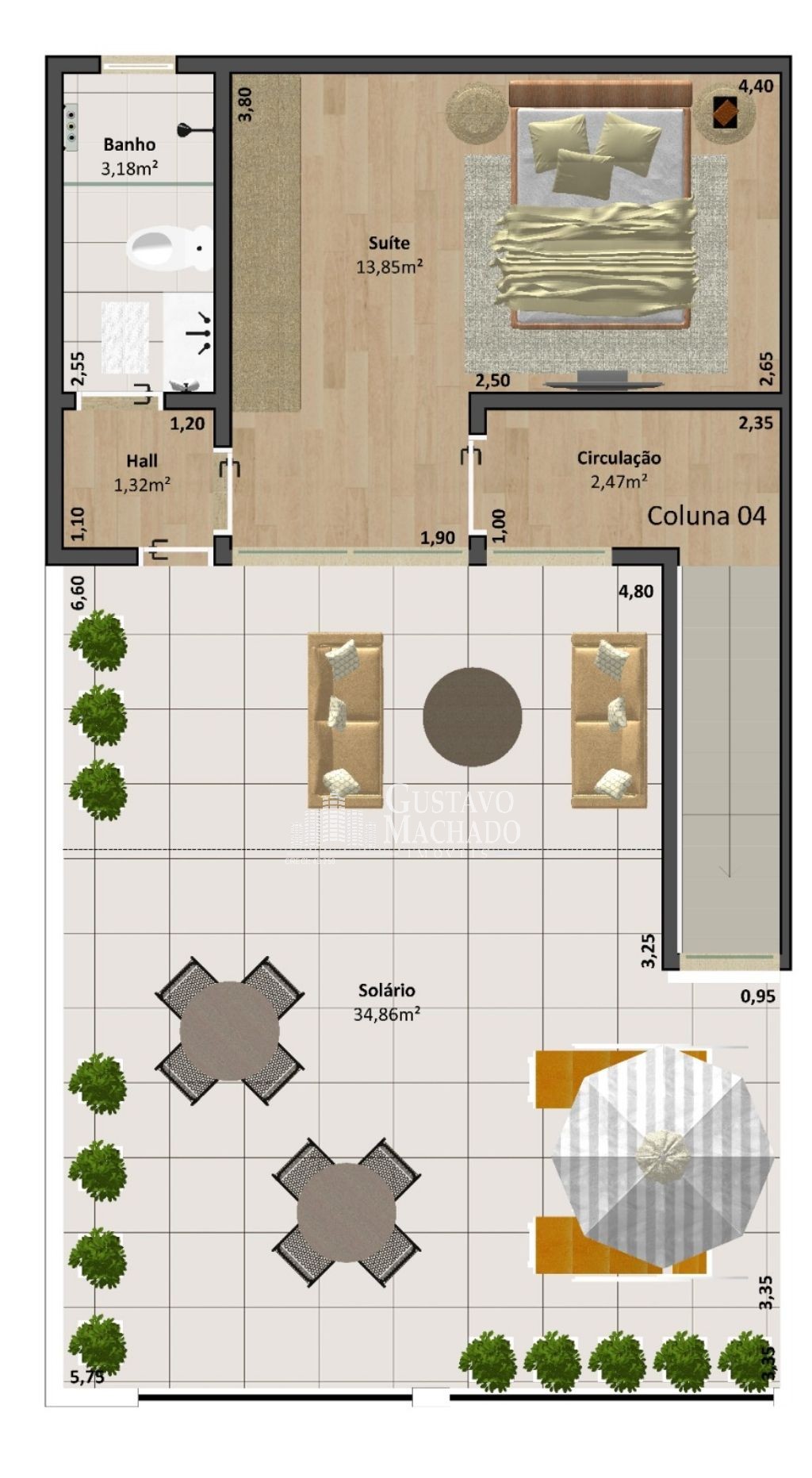 Apartamento à venda com 2 quartos, 61m² - Foto 9