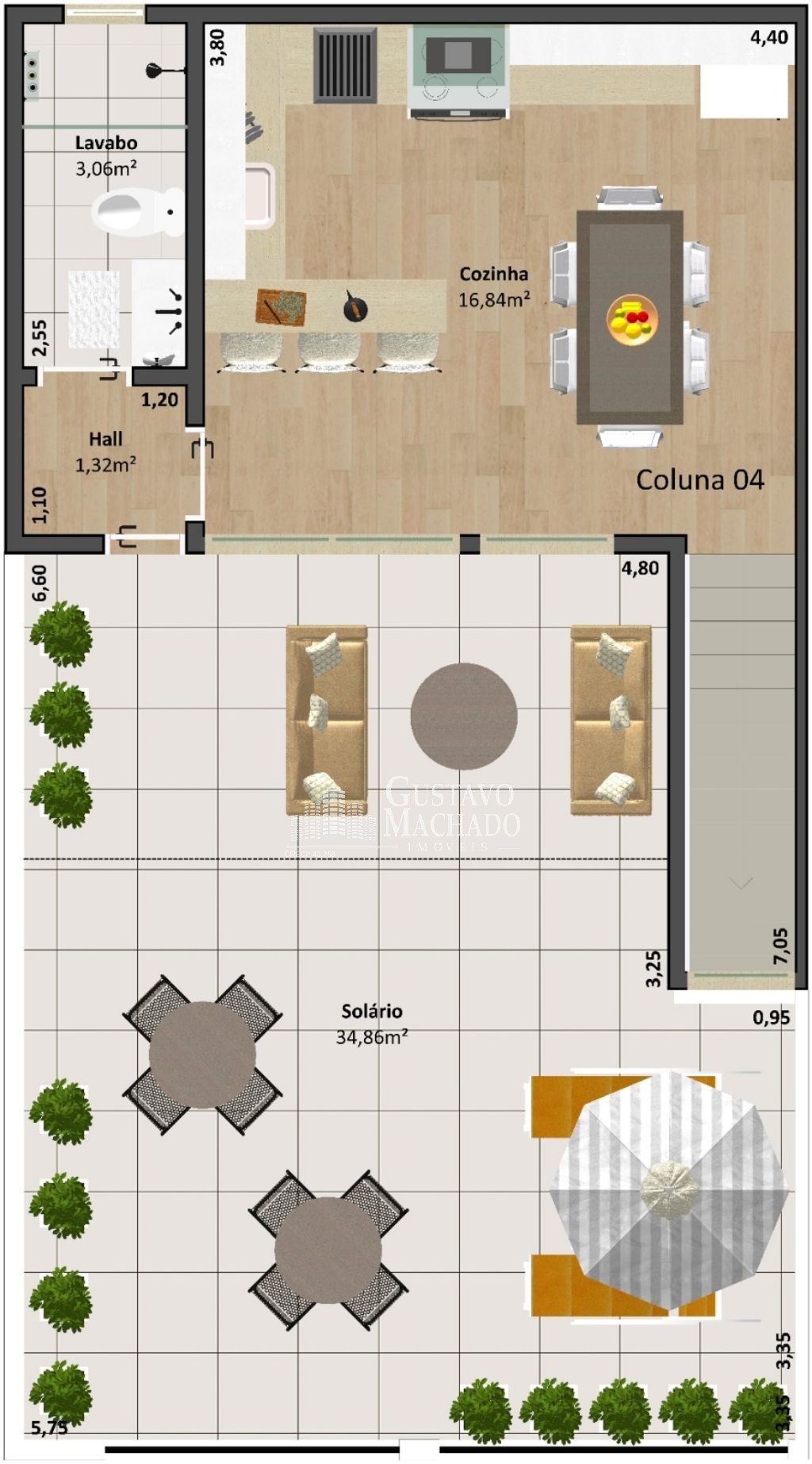 Apartamento à venda com 2 quartos, 61m² - Foto 8