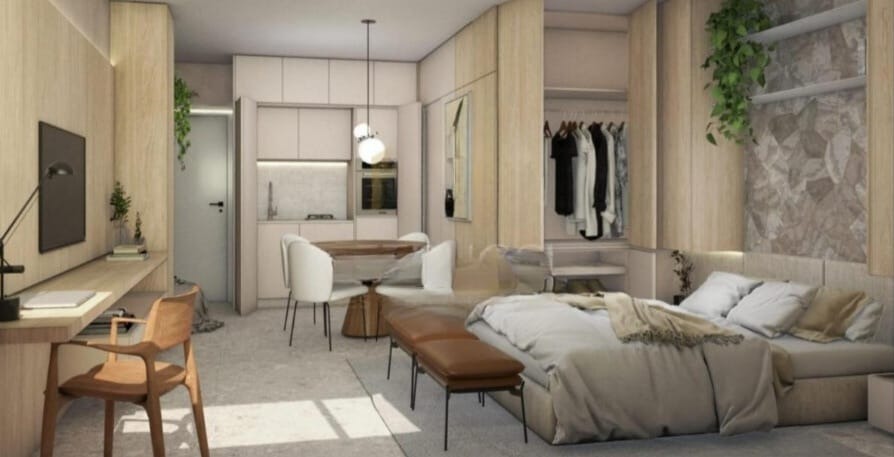 Flat/Apart Hotel, 1 quarto, 30 m² - Foto 1