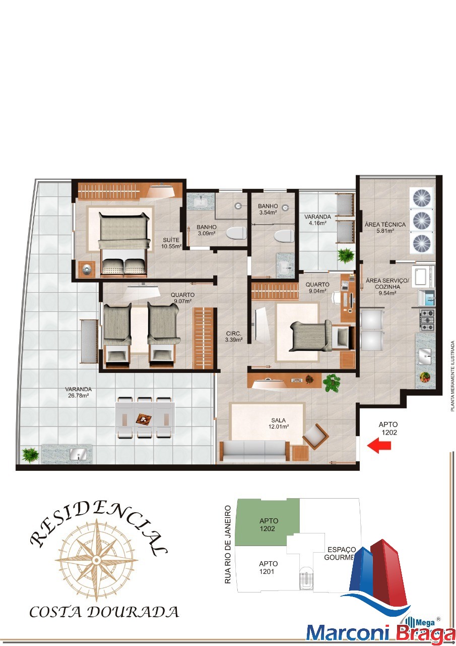 Apartamento à venda com 3 quartos, 82m² - Foto 7