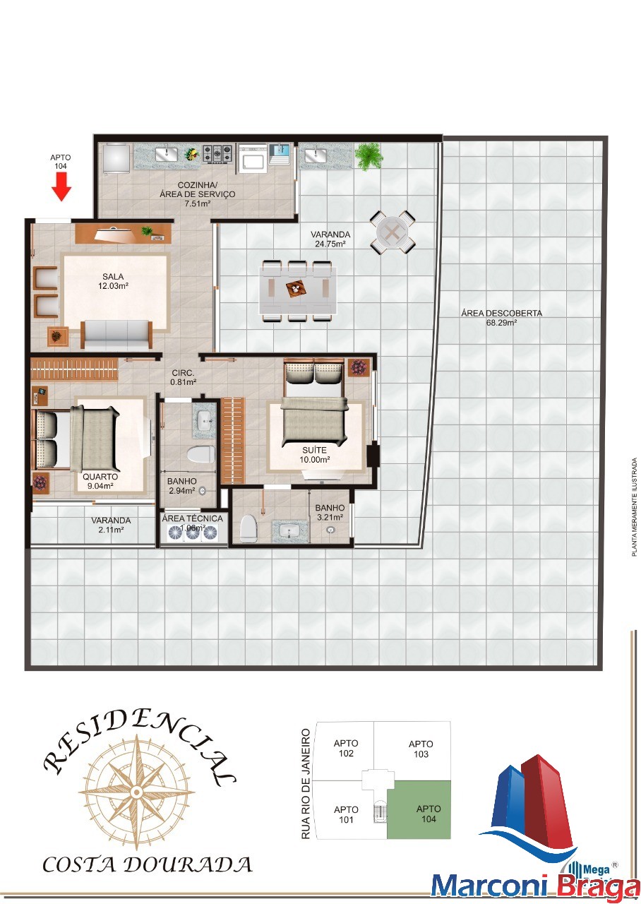 Apartamento à venda com 3 quartos, 82m² - Foto 5