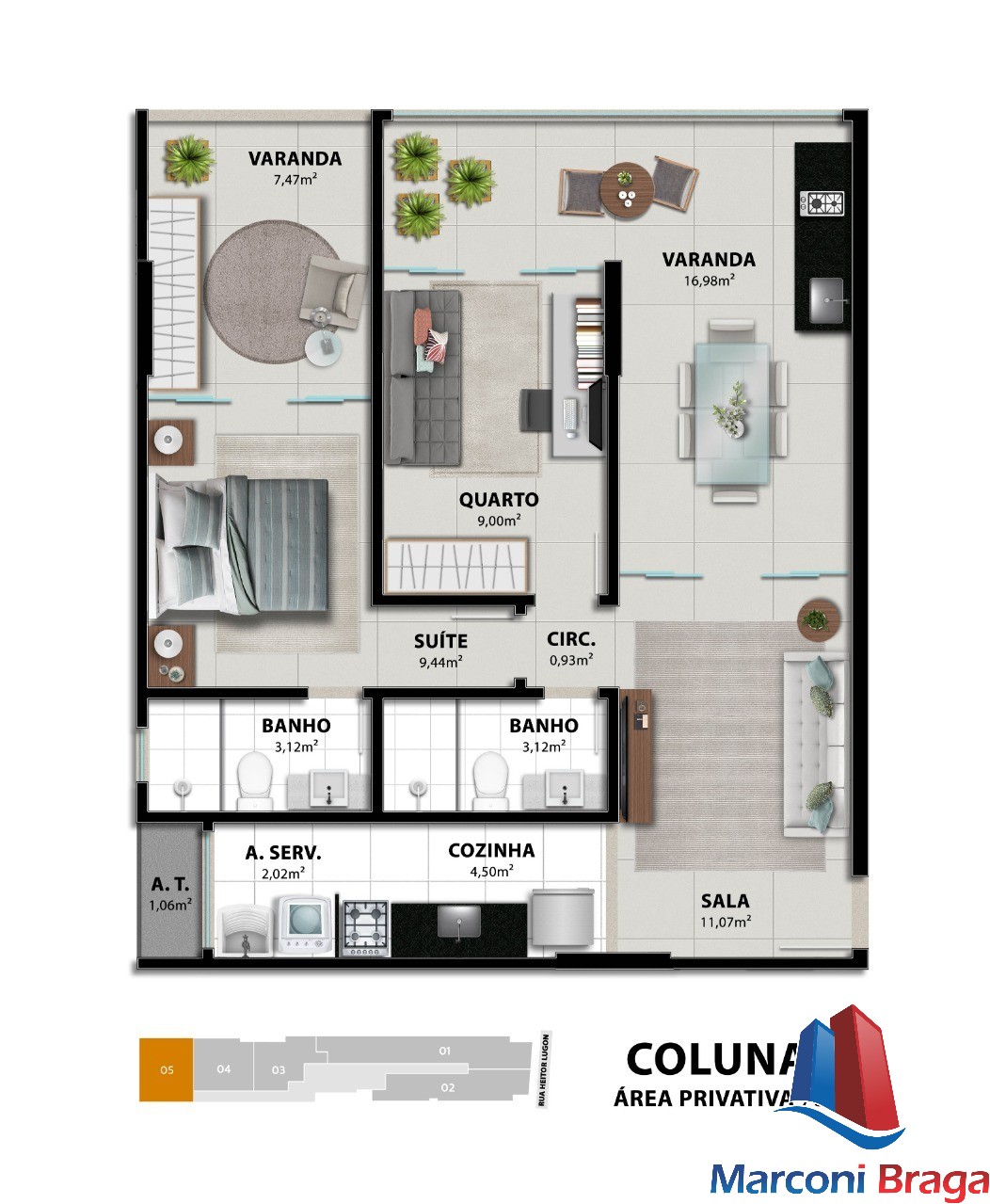 Apartamento à venda com 2 quartos, 65m² - Foto 8