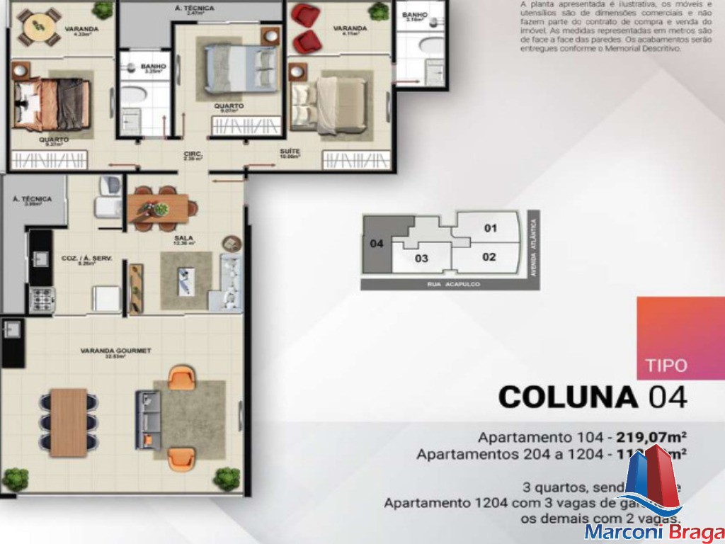 Apartamento à venda com 3 quartos, 103m² - Foto 12