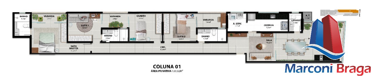 Apartamento à venda com 2 quartos, 65m² - Foto 27