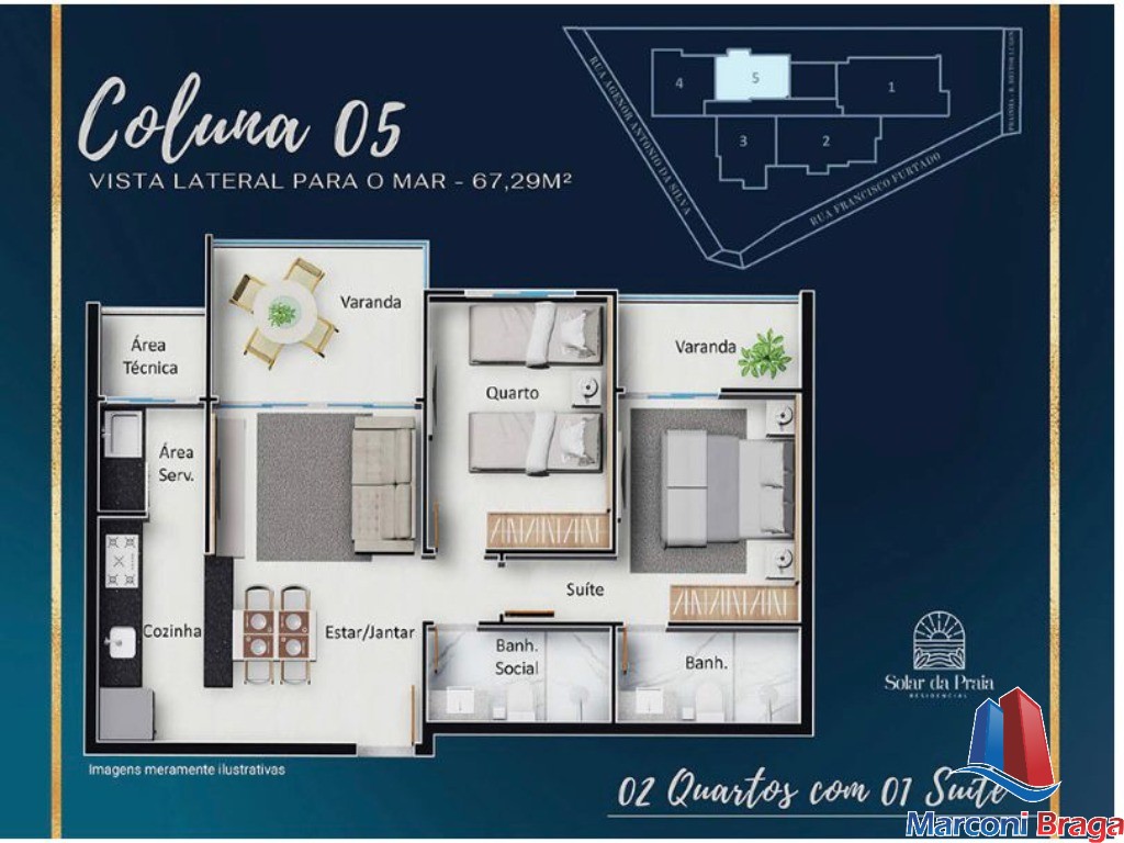 Apartamento à venda com 2 quartos, 67m² - Foto 10