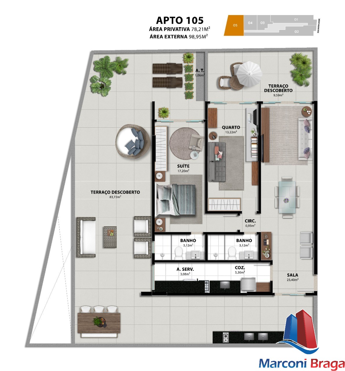 Apartamento à venda com 2 quartos, 65m² - Foto 24