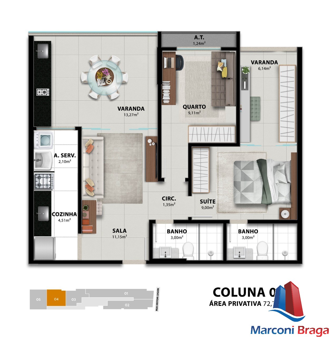 Apartamento à venda com 2 quartos, 65m² - Foto 25