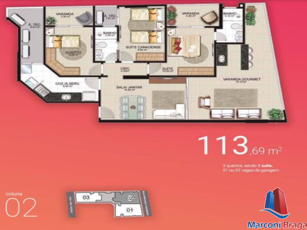 Apartamento à venda com 2 quartos, 90m² - Foto 6