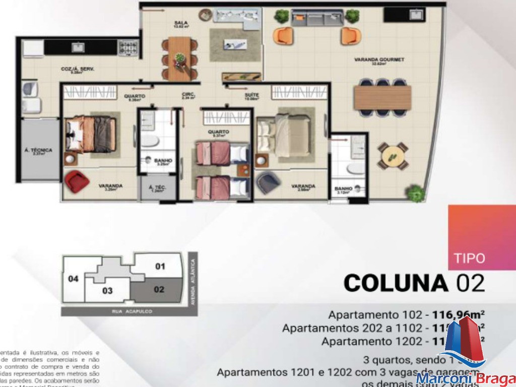 Apartamento à venda com 3 quartos, 103m² - Foto 15