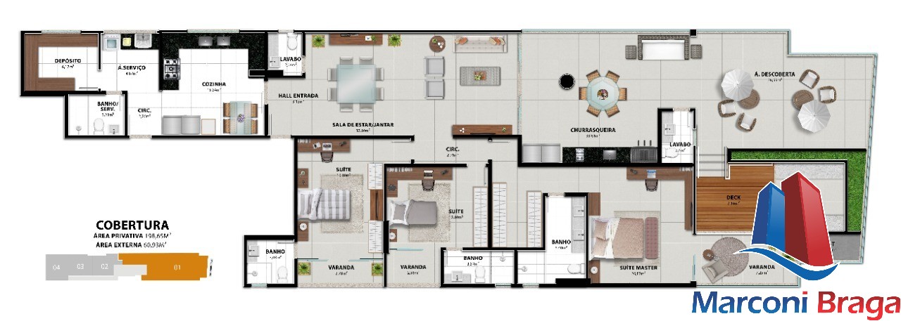 Apartamento à venda com 2 quartos, 65m² - Foto 28