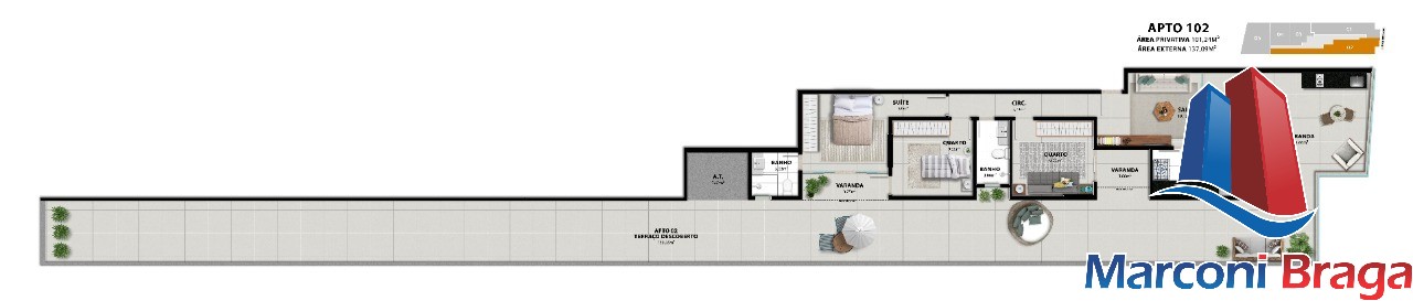 Apartamento à venda com 2 quartos, 65m² - Foto 22