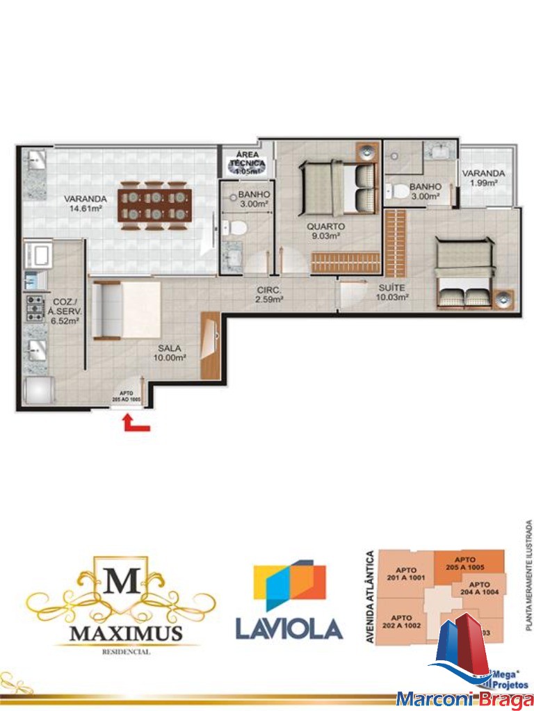 Apartamento à venda com 2 quartos, 69m² - Foto 15