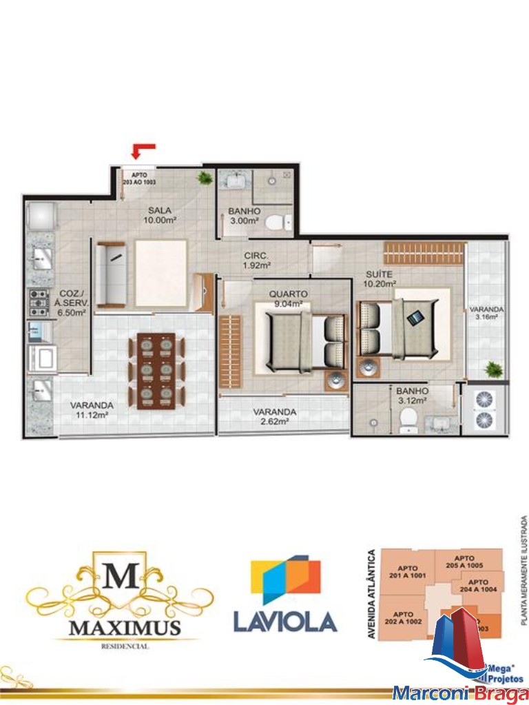 Apartamento à venda com 2 quartos, 69m² - Foto 13