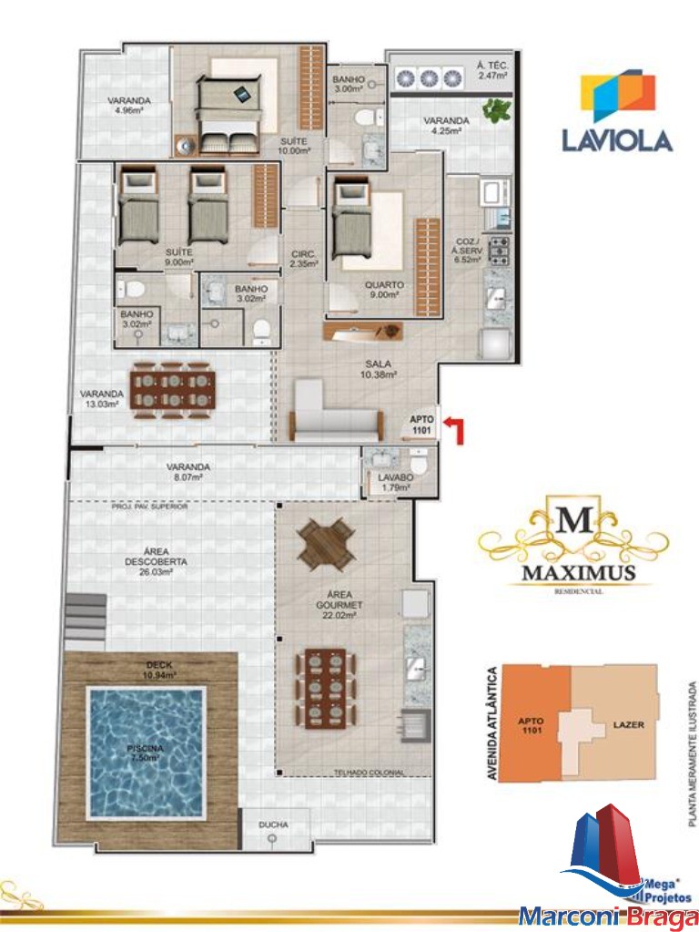 Apartamento à venda com 2 quartos, 69m² - Foto 16