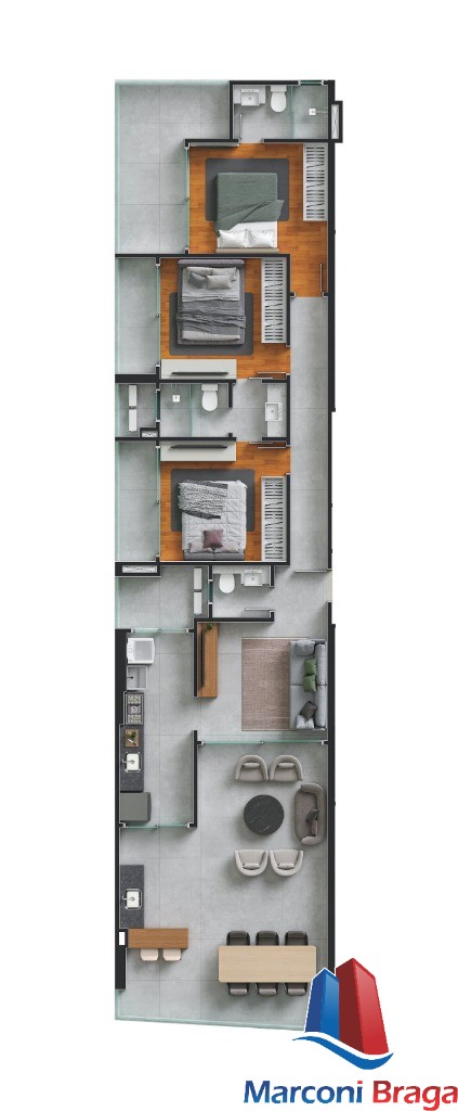 Apartamento à venda com 2 quartos, 80m² - Foto 21